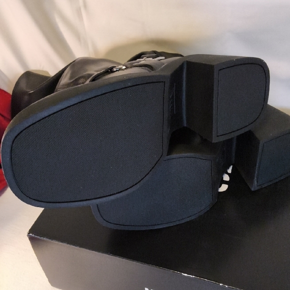 Madden NYC Black Heeled Boots - Picture 10 of 10